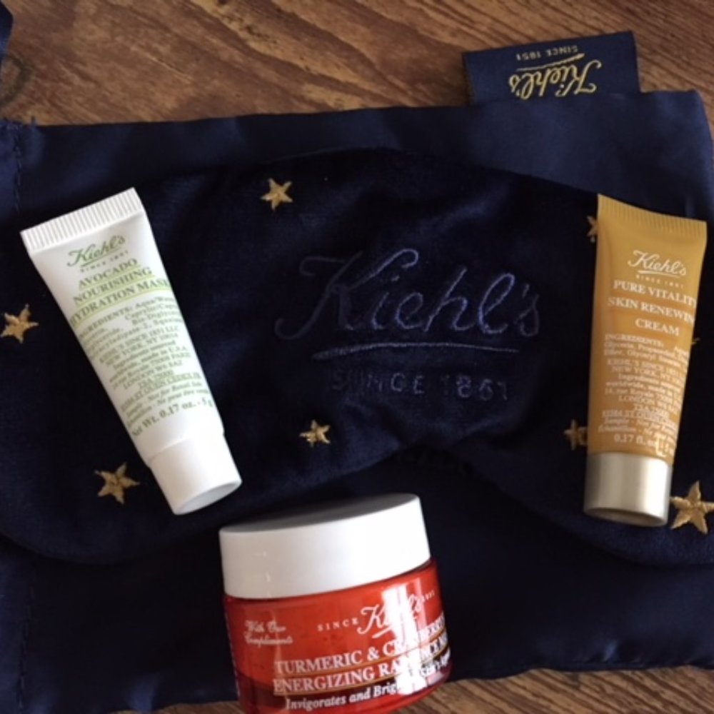 Kiehls sleep mask and Travel minis